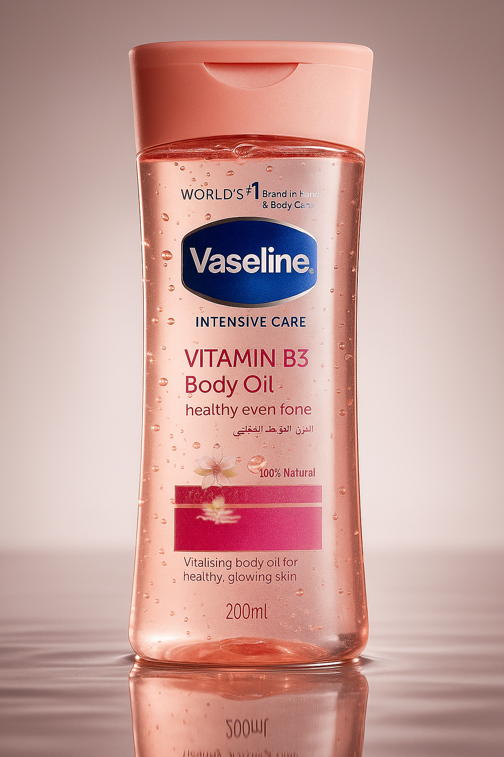 Vaseline Intensive Care Vitamin B3 Authentic Body Oil for Glowing Skin in Pakistan