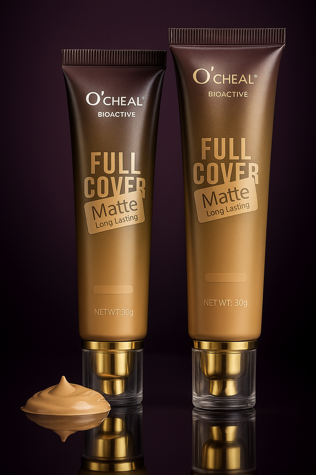 O'CHEAL Full Coverage Matte Foundation | Long Lasting | PK